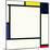 Composition 2, 1922-Piet Mondrian-Mounted Premium Giclee Print