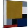 Composition 22, 1922-Theo Van Doesburg-Mounted Giclee Print