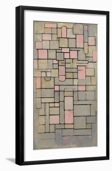 Composition 8, 1914-Piet Mondrian-Framed Premium Giclee Print