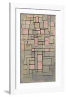 Composition 8, 1914-Piet Mondrian-Framed Premium Giclee Print