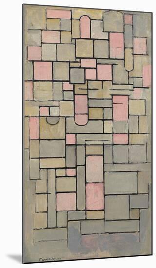 Composition 8, 1914-Piet Mondrian-Mounted Premium Giclee Print