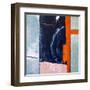 Composition A-Hyunah Kim-Framed Art Print