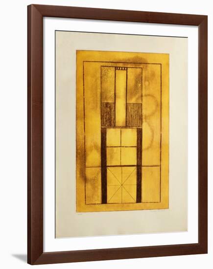 Composition Abstraite-Francois Houdart-Framed Limited Edition