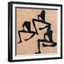 Composition Avec Trois Hommes Nus - Composition with Three Male Nudes - by Egon Schiele (1890-1918)-Egon Schiele-Framed Giclee Print