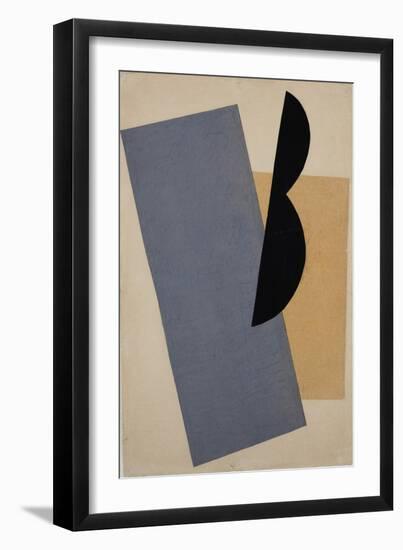 Composition (Blue-Yellow-Blac)-Lyubov Sergeyevna Popova-Framed Giclee Print