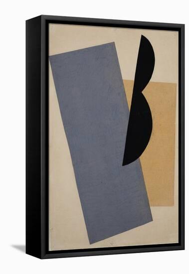 Composition (Blue-Yellow-Blac)-Lyubov Sergeyevna Popova-Framed Stretched Canvas