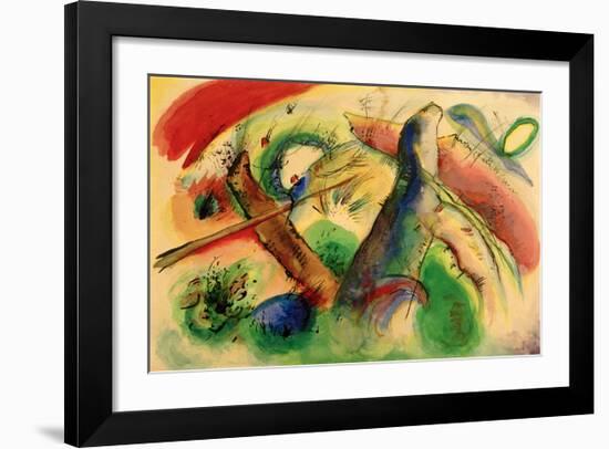 Composition E, 1916-Wassily Kandinsky-Framed Giclee Print