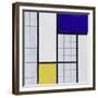 Composition En Demi Valeurs, 1928-Theo van Doesburg-Framed Giclee Print