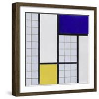 Composition En Demi Valeurs, 1928-Theo van Doesburg-Framed Giclee Print