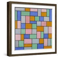 Composition En Dissonances, 1918-Theo van Doesburg-Framed Giclee Print