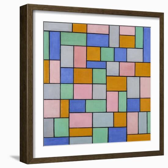 Composition En Dissonances, 1918-Theo van Doesburg-Framed Giclee Print