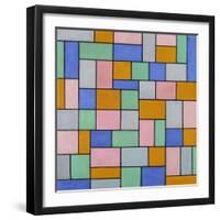 Composition En Dissonances, 1918-Theo van Doesburg-Framed Giclee Print