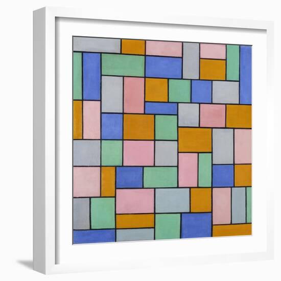 Composition En Dissonances, 1918-Theo van Doesburg-Framed Giclee Print