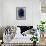 Composition Fond Bleu-Henri Matisse-Framed Art Print displayed on a wall