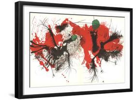 Composition I-177-Paul Rebeyrolle-Framed Premium Edition