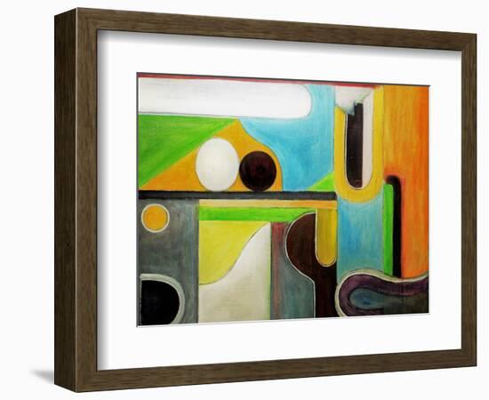 Composition I-Hyunah Kim-Framed Art Print