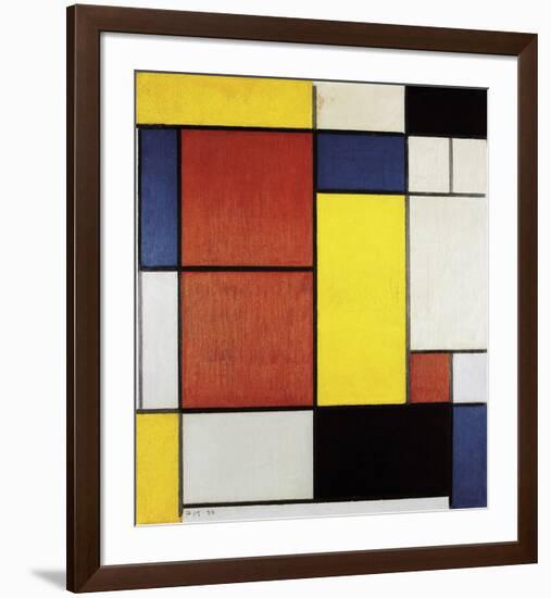 Composition II, 1920-Piet Mondrian-Framed Premium Giclee Print