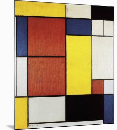 Composition II, 1920-Piet Mondrian-Mounted Premium Giclee Print
