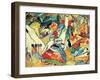 Composition II Sketch, 1910-Wassily Kandinsky-Framed Art Print