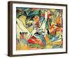 Composition II Sketch, 1910-Wassily Kandinsky-Framed Art Print