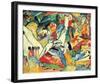 Composition II Sketch, 1910-Wassily Kandinsky-Framed Art Print