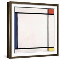 Composition III with Red, Yellow and Blue, 1927-Piet Mondrian-Framed Giclee Print