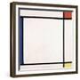 Composition III with Red, Yellow and Blue, 1927-Piet Mondrian-Framed Giclee Print