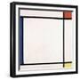 Composition III with Red, Yellow and Blue, 1927-Piet Mondrian-Framed Giclee Print