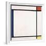 Composition III with Red, Yellow and Blue, 1927-Piet Mondrian-Framed Giclee Print