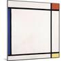 Composition III with Red, Yellow and Blue, 1927-Piet Mondrian-Mounted Giclee Print