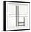 Composition in Black and White, with Double lines, 1934-Piet Mondrian-Framed Art Print