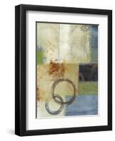 Composition in Blue II-Andrew Michaels-Framed Art Print