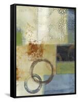 Composition in Blue II-Andrew Michaels-Framed Stretched Canvas