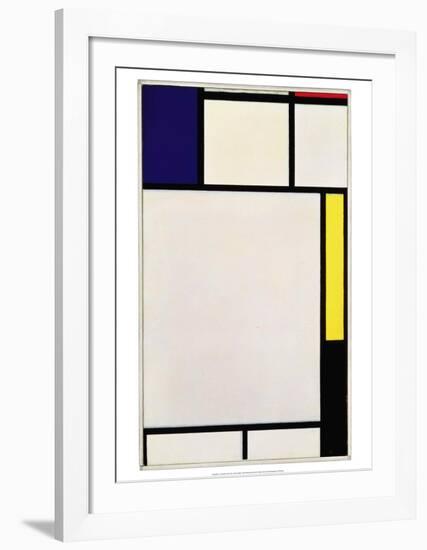 Composition in Blue, Red, Yellow and Black, 1922-Piet Mondrian-Framed Art Print