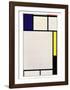 Composition in Blue, Red, Yellow and Black, 1922-Piet Mondrian-Framed Art Print