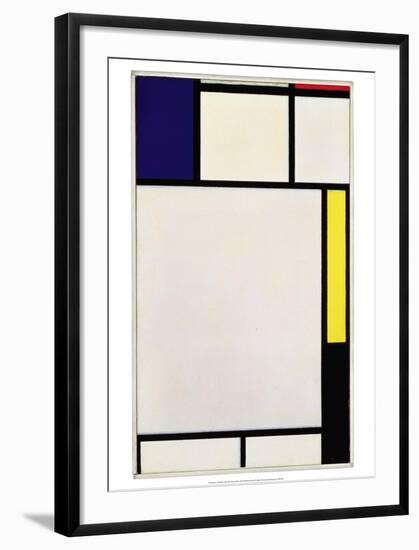 Composition in Blue, Red, Yellow and Black, 1922-Piet Mondrian-Framed Art Print