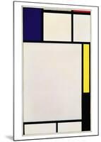 Composition in Blue, Red, Yellow and Black, 1922-Piet Mondrian-Mounted Art Print