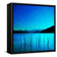 Composition in Blue-Philippe Sainte-Laudy-Framed Stretched Canvas