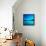 Composition in Blue-Philippe Sainte-Laudy-Framed Stretched Canvas displayed on a wall