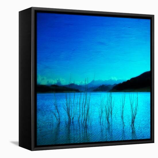 Composition in Blue-Philippe Sainte-Laudy-Framed Stretched Canvas