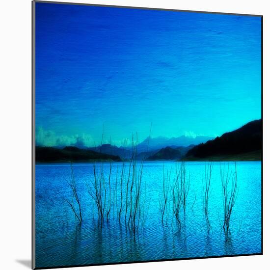 Composition in Blue-Philippe Sainte-Laudy-Mounted Photographic Print