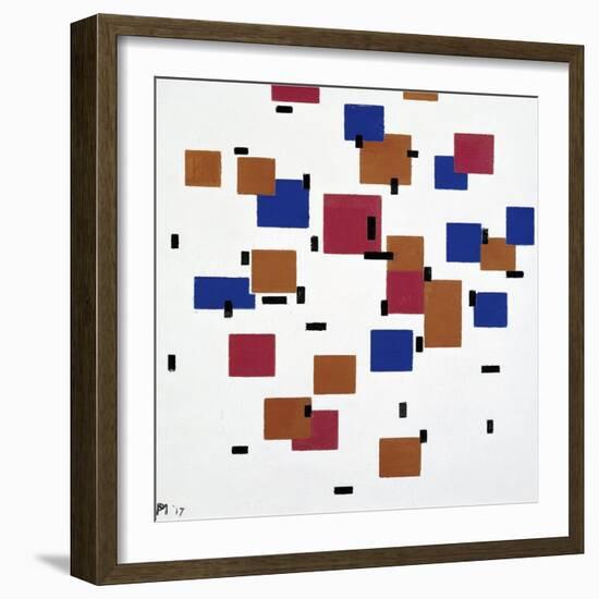 Composition in Colour A, 1917-Piet Mondrian-Framed Giclee Print