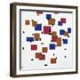 Composition in Colour A, 1917-Piet Mondrian-Framed Giclee Print