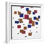 Composition in Colour A, 1917-Piet Mondrian-Framed Giclee Print