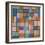 Composition in Dissonances, 1919-Theo Van Doesburg-Framed Giclee Print