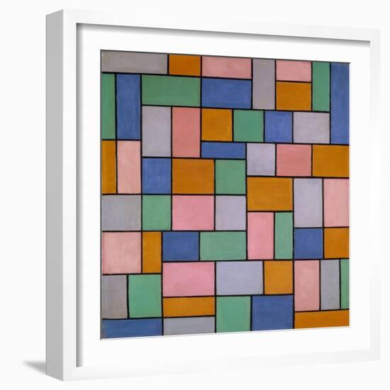 Composition in Dissonances, 1919-Theo Van Doesburg-Framed Giclee Print