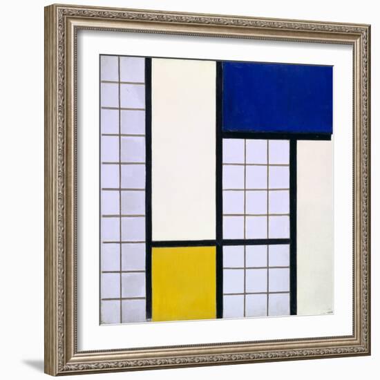 Composition in Half-Tones, 1928-Theo Van Doesburg-Framed Giclee Print