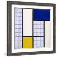 Composition in Half-Tones, 1928-Theo Van Doesburg-Framed Giclee Print