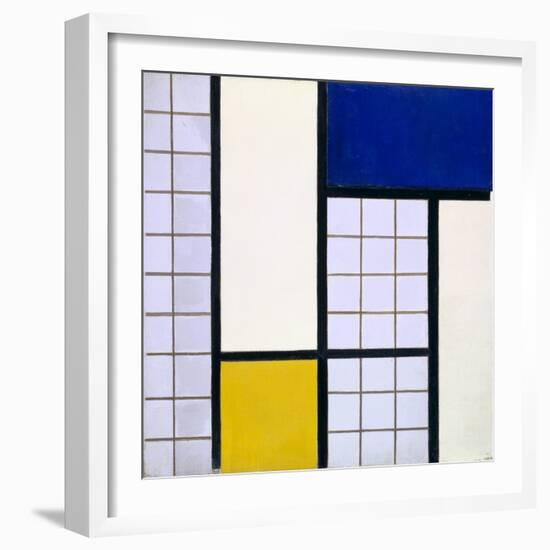 Composition in Half-Tones, 1928-Theo Van Doesburg-Framed Giclee Print