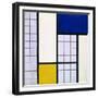 Composition in Half-Tones, 1928-Theo Van Doesburg-Framed Giclee Print